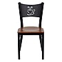 Flash Furniture HERCULES Coffee Back Wood Metal Restaurant Chairs, Cherry, 24/Pack~#|#~m000052458_sc7