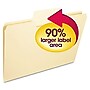 Smead SuperTab Heavy Duty File Folder, Oversized 1/3-Cut Tab, Letter Size, Manila, 50/Box (10401)~#|#~C7377271-68D5-4A9B-B2DCE8A50C5E73C2_sc7