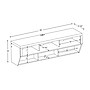 Prepac™ Series 9 Designer Collection 58" Wide Flat Panel Plasma /LCD TV Console, Espresso~#|#~m000070207_sc7