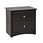 Prepac™ 21.75" Sonoma 2 Drawer Nightstand, Black~#|#~m000070439_sc7