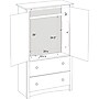 Prepac™ Sonoma Composite Wood 2 Drawer Armoire, Black~#|#~m000070460_sc7