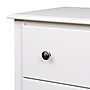 Prepac™ 28" Monterey Tall 2 Drawer Nightstand With Open Shelf, White~#|#~m000070479_sc7