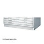 Safco Closed Base for 5-Drawer Steel Flat File, Light Gray, Letter (4970LG)~#|#~m000079863_sc7