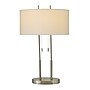 Adesso® Duet Incandescent 27"H Table Lamp, Brushed Steel/Ivory (4015-22)~#|#~m000086479_sc7