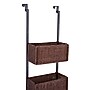 SEI 38 1/4" x 12" x 8 1/4" Over The Door 3 Tier Basket Storage, Black/Espresso~#|#~m000098228_sc7