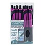 Monteverde® S-106 Clip Action One-Touch Ballpoint Pen With Front Stylus, 12/Pack, Magenta~#|#~m000102897_sc7