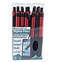 Monteverde® S-106 Clip Action One-Touch Ballpoint Pen With Front Stylus, 12/Pack, Red~#|#~m000102899_sc7