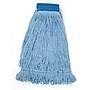UNISAN Mop Head, Super Loop Head, Cotton/synthetic Fiber, X-Large, Blue, 12/carton~#|#~m000107192_sc7
