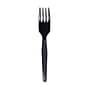 GP PRO Dixie® Polystyrene Medium Weight Fork, Black, 1000/CT~#|#~s1095387_sc7