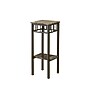 Monarch 28" x 12" x 12" Marble Plant Stand, Cappuccino~#|#~m000125967_sc7