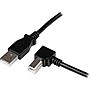StarTech 6.6' USB 2.0 A/Right Angle B Cable, Black~#|#~m000223103_sc7