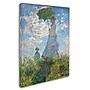 Trademark Fine Art 'Woman With a Parasol 1875' 18" x 24" Canvas Art~#|#~m000237291_sc7