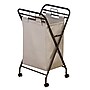 Household Essentials Collapsible Rolling Hamper, Polyester, Antique Bronze (7172)~#|#~m000291443_sc7