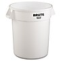 Rubbermaid Brute Plastic Trash Can with no Lid, White, 20 gal. (FG262000 WHT)~#|#~m000435874_sc7