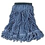 Rubbermaid Commercial Swinger Loop Wet Mop Heads, Cotton/Synthetic, Blue, Medium, 6/Case~#|#~m000437946_sc7