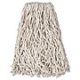 Rubbermaid Commercial Products Value Pro Medium 20 oz. Cotton Wet Mop, 1" Headband, White, 12/CT (RCPV117)~#|#~m000438055_sc7