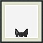 Amanti Art Jon Bertelli "Curiosity" Framed Animal Art, 20" x 20"~#|#~m000440501_sc7