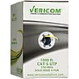 Vericom 1000' CAT-6 UTP Solid Riser CMR Cable, Yellow (TCTMBW6U01445)~#|#~m000446564_sc7