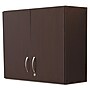 Safco® Modular Break Room Breakroom Wall Cabinet, Asian Night/Black, 30"H x 36"W x 14"D~#|#~m000512066_sc7