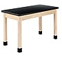 Diversified Woodcrafts Rectangular Science Table, 48" x 24", Black/Maple (P710LBBM30N)~#|#~m000975421_sc7