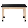 Diversified Woodcrafts Rectangular Science Table, 48" x 24", Black/Maple (P710LBBM30N)~#|#~m000975422_sc7