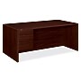 HON 10500 Series 72"W Left Pedestal Desk, Mahogany (H10586LNN)~#|#~m001123936_sc7