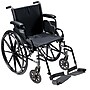 Drive Medical Cruiser III Manual Wheelchair, 20" Seat Width, Desk Arms, Black (K320DDA-SF)~#|#~m001137023_sc7