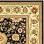Safavieh Lyndhurst 8' x 8' Square Indoor Area Rug, Machine Made, Polypropylene, Black/Ivory (LNH212A-8SQ)~#|#~m001196069_sc7