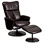 Flash Furniture Leather Recliner And Ottoman With Circular Wrapped Base, Brown~#|#~m001278361_sc7