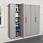 Prepac™ HangUps 72" Laminate 3 Piece Storage Cabinet Set C, Light Gray~#|#~m001304125_sc7