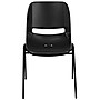 Flash Furniture Hercules Shell Ergonomic Stack Chair With Black Frame and 14" Seat, Black, 15/Pack~#|#~m001364732_sc7