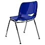 Flash Furniture HERCULES Series Plastic Shell Kid's Stacking Chair, Navy/Chrome, 15/Pack (15RUT16NVYCHR)~#|#~m001364747_sc7