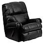 Flash Furniture Contemporary Apache Leather Tufted Rocker Recliner, Black~#|#~m001364892_sc7
