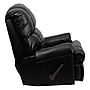 Flash Furniture Contemporary Apache Leather Tufted Rocker Recliner, Black~#|#~m001364893_sc7