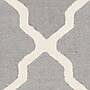 Safavieh Zoey Cambridge 8' x 8' Square Indoor Area Rug, Tufted, Wool, Silver/Ivory (CAM121D-8SQ)~#|#~m001375647_sc7