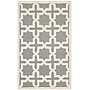 Safavieh Trinity Cambridge 3' x 5' Rectangle Indoor Area Rug, Tufted, Wool, Silver/Ivory (CAM125D-3)~#|#~m001375732_sc7