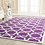 Safavieh Trinity Cambridge 8' x 10' Rectangle Indoor Area Rug, Tufted, Wool, Purple/Ivory (CAM125K-8)~#|#~m001375764_sc7