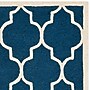 Safavieh Penelope Cambridge 6' x 9' Rectangle Indoor Area Rug, Tufted, Wool, Navy/Ivory (CAM134G-6)~#|#~m001375893_sc7