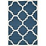 Safavieh Jasmine Cambridge 4' x 6' Rectangle Indoor Area Rug, Tufted, Wool, Navy/Ivory (CAM140G-4)~#|#~m001375943_sc7