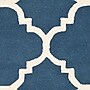 Safavieh Jasmine Cambridge 4' x 6' Rectangle Indoor Area Rug, Tufted, Wool, Navy/Ivory (CAM140G-4)~#|#~m001375944_sc7