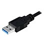 Startech 8.3" USB 3.0 to 2.5" SATA III Hard Drive Adapter, Male to Male, Black (USB3S2SAT3CB)~#|#~m001387715_sc7