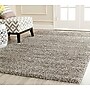 Safavieh Milan Shag 4' x 6' Rectangle Indoor Area Rug, Machine Made, Polypropylene, Grey (SG180-8080-4)~#|#~m001418788_sc7