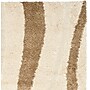 Safavieh Willow Shag 8'6" x 12' Rectangle Indoor Area Rug, Machine Made, Polypropylene, Cream/Dark Brown (SG451-1128-9)~#|#~m001418890_sc7