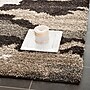 Safavieh Camouflage Shag 4' x 6' Rectangle Indoor Area Rug, Machine Made, Polypropylene, Beige/Multi (SG453-1391-4)~#|#~m001418927_sc7