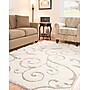 Safavieh Florida Sydney Shag 5'3" x 7'6" Rectangle Indoor Area Rug, Machine Made, Polypropylene, Cream/Beige (SG455-1113-5)~#|#~m001418976_sc7