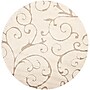 Safavieh Florida Sydney Shag 5' Round Indoor Area Rug, Machine Made, Polypropylene, Cream/Beige (SG455-1113-5R)~#|#~m001418982_sc7
