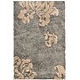 Safavieh Florida Megan Shag 4' x 6' Rectangle Indoor Area Rug, Machine Made, Polypropylene, Grey/Beige (SG458-8013-4)~#|#~m001419052_sc7