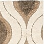 Safavieh Florida Joss Shag 5'3" x 7'6" Rectangle Indoor Area Rug, Machine Made, Polypropylene, Cream/Smoke (SG461-1179-5)~#|#~m001419111_sc7