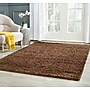 Safavieh Athens Shag 4' x 6' Rectangle Indoor Area Rug, Machine Made, Brown (SGA119A-4)~#|#~m001419224_sc7