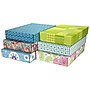 12.2"x 3"x17.8" GPP Gift Shipping Box, Lisa Line, Assorted Styles, 6/Pack~#|#~m001430237_sc7